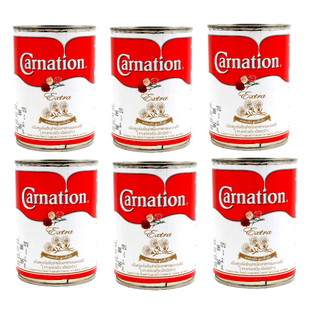 泰国进口烘焙原料 套装组合 三花淡奶Carnation泰式奶茶糕点6罐