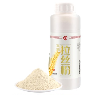 贾东普高筋拉丝粉状态饵野钓纯小麦蛋白长丝短丝瓶装350g