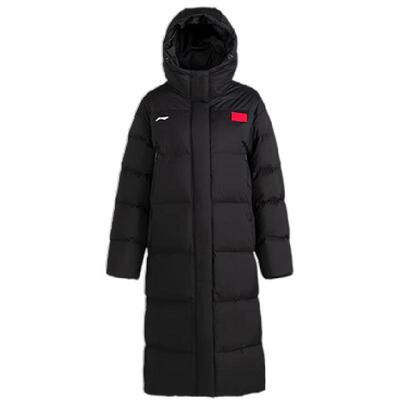 李宁长羽绒服女蓬松锁暖轻盈舒适