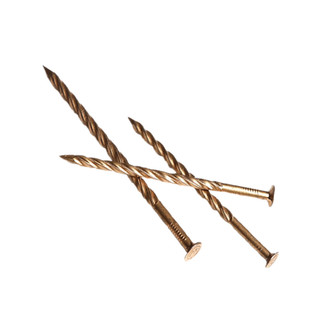 地板钉麻花钉螺纹铁钉2木工钉3龙骨4专用5钉子实木地板散装防松50