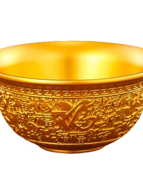 黄铜供碗家用供奉斋饭碗七供八贡碗家用招财供碗佛堂供佛水碗摆件