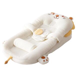 床中床婴儿躺睡神器新生儿斜坡枕二合一宝宝安抚安睡多功能睡垫窝