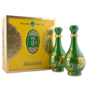 酒厂自营 明光明绿液明绿御酒5A明绿香型白酒50度500ml*2瓶礼盒装