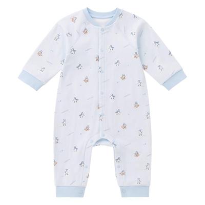 全棉时代婴儿抗菌风柔棉连体服