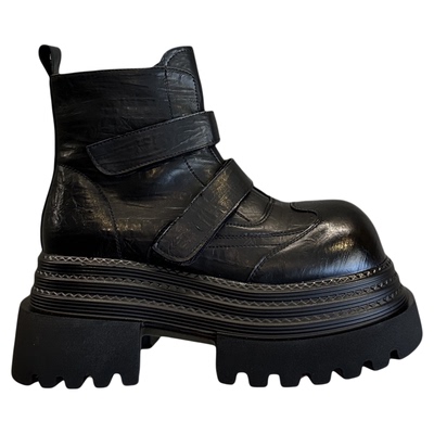 女鞋休闲日系高街甜酷短筒靴显瘦