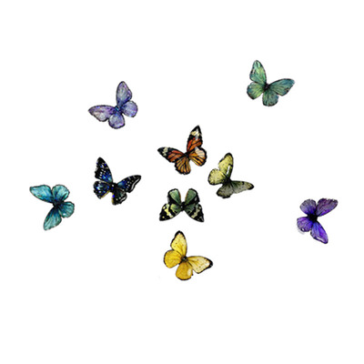 繁花半夏小号仿真蝴蝶边夹合集精致森系侧边夹刘海夹发卡头饰女