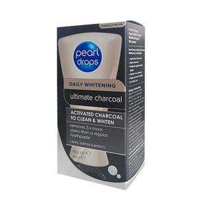 pearldrops倍洁丽珍珠炭能清新牙膏80g 减渍减黄牙膏清新口气