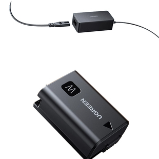 绿联np-fz100相机假电池外接电源适用索尼sony a7m3 A7c A7R3 a7s3 A7R4 A7M4 7RM3 A6600 A9M2单反视频直播