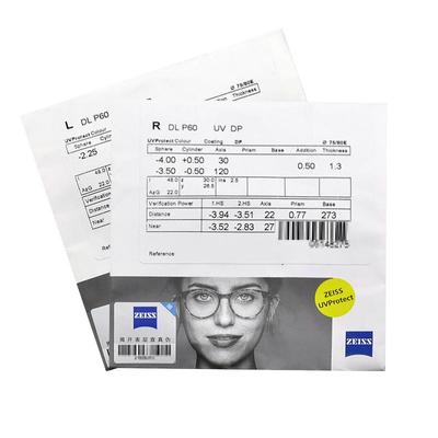 蔡司ZR数码型铂金膜近视眼镜片