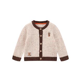 TeenieWeenie Kids小熊童装25年新款男女童宝宝亲子花纱毛衣开衫