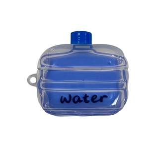 ins风扩泉水适用airpodspro3苹果无线蓝牙耳机壳airpods4新款airpods1/2代耳机套女新款防摔软硅胶pro3保护套