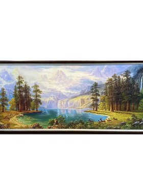 聚宝盆客厅装饰画复刻肌理油画挂画沙发壁画油画客厅装饰画