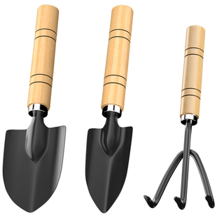 种花工具家用盆栽小铲子种菜园艺松土耙子铁锹铲子挖土养花赶海套