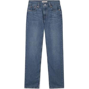Levi's李维斯女士美式时尚简约LOW PRO高腰休闲宽松直筒牛仔长裤