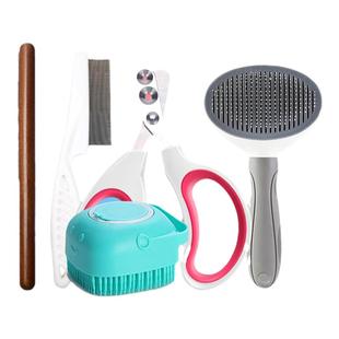 宠物狗狗用品大全狗毛梳子排梳针梳跳蚤梳狗梳子专用梳毛清理神器