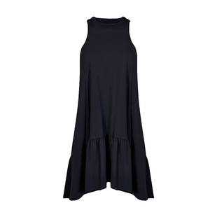 SweatyBetty Explorer弹力无袖高领口连衣裙迷你运动短裙女SB8900