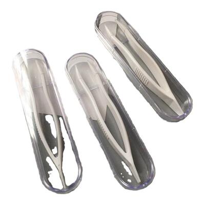 超长隐形眼镜盒夹子佩戴工具大号