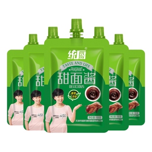 天津统厨甜面酱煎饼果子酱100g*5袋淄博烧烤小饼酱烤鸭酱卷饼炸酱