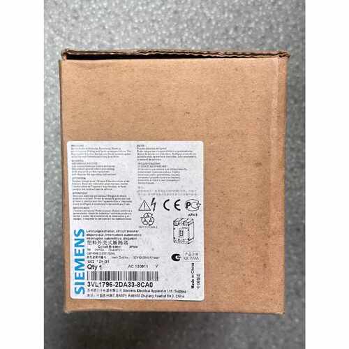 议价西门子SIEMENS塑壳断路器3VL1796-2DA33-8CA0正品
