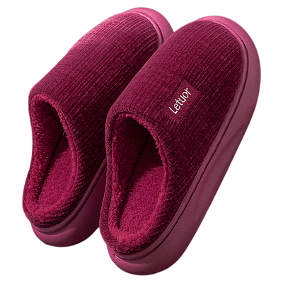 2025新款乐拖品牌棉拖鞋加厚保暖