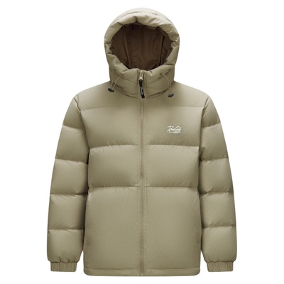 森马冬印花外套宽松连帽羽绒服男