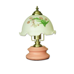 郁金香花朵氛围灯卧室儿童房床头灯法式复古高颜值可爱粉色小台灯