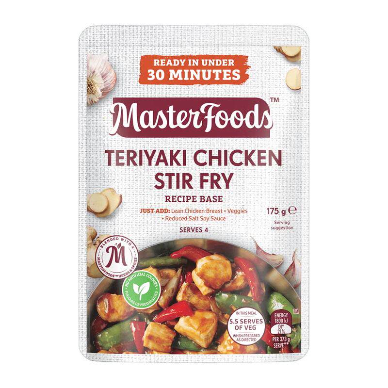 每食富澳洲进口照烧鸡肉调料包175g快手菜谱式低脂烹饪方便炒菜酱