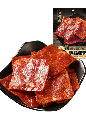 飘零大叔酥脆猪肉脯原味芝麻108g
