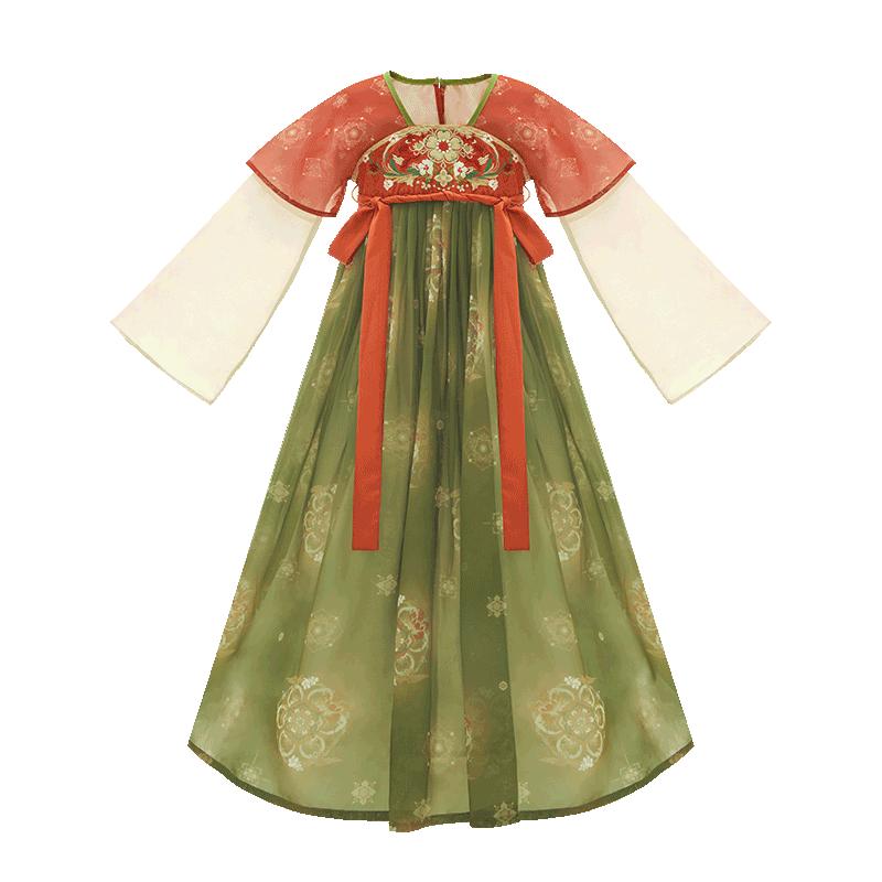 十三余童装国风连衣裙汉服女童