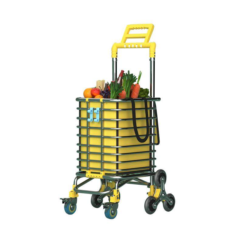 捷安玺购物车买菜车小拉车家用爬楼神器折叠便携拉杆车拖车手推车