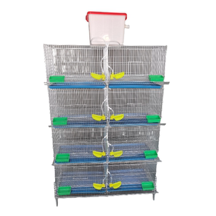 芦丁鸡下蛋笼镀锌铁丝网饲养笼自动饮水滚蛋清粪小鸡笼家用养殖笼