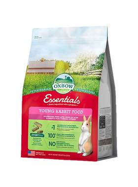 oxbow包邮爱宝美国宠物幼兔粮