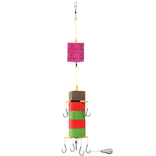 白鲨急流版反底钓组海竿抛竿翻板钩流水返离底钓鲢鳙鲤草鱼子线钩