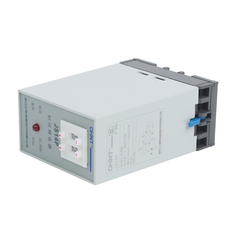 正泰时间继电器 JS14P 数字显式通电延时继电器AC220v 380V 24v