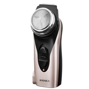 超人剃须刀单刀头男士电动刮胡刀充电式圆头剔胡须子刀刮脸刀刨修