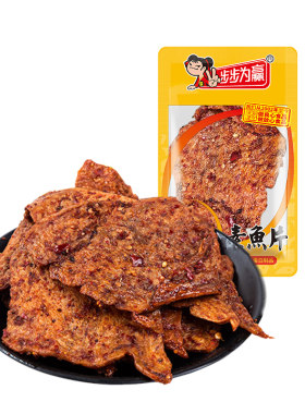 步步为赢小包素鱼片豆干辣条零食