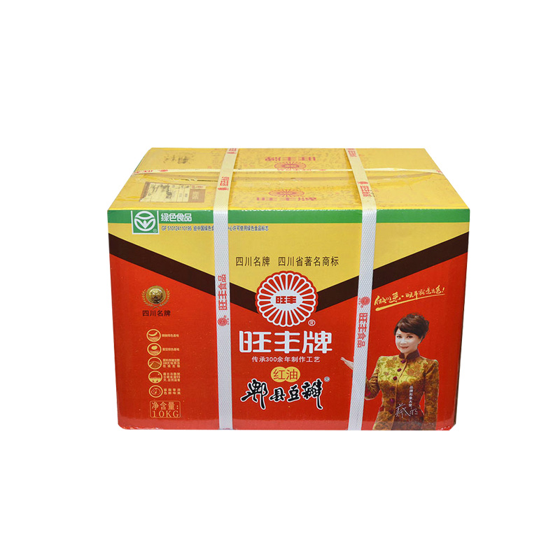 旺豐郫縣豆瓣醬10公斤紅油豆瓣四川剁碎打細(xì)調(diào)味醬