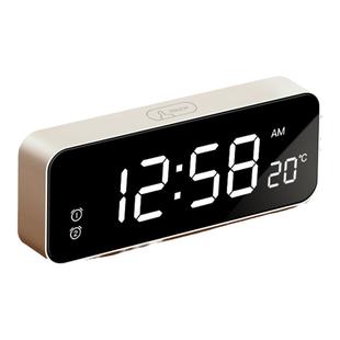 智能闹钟2025新款学生专用起床神器夜光时钟桌面床头电子时钟