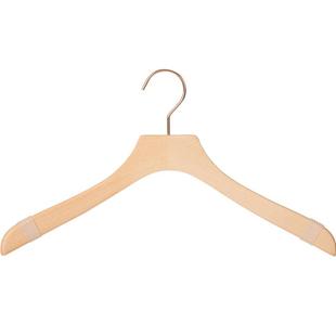 霜山榉木衣架家用无痕防肩角衣挂多功能实木防滑衣撑卧室衣服架子