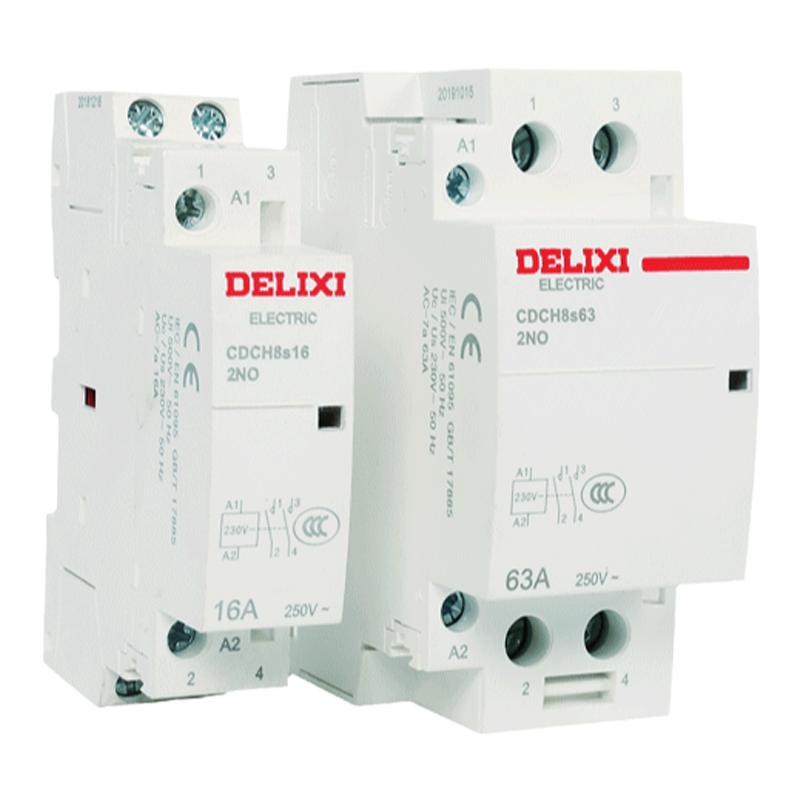 德力西大电流继电器 20A AC220V家用建筑交流接触器CDCH8S