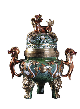 必禧利九龙招财工艺品室内纯黄铜