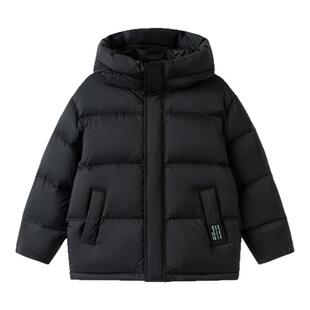 巴拉巴拉儿童羽绒服男童加厚外套女童连帽上衣2025冬装新款亲子款