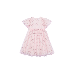 【惊喜特惠】Moschino/莫斯奇诺 女童全身爱心薄纱连衣裙