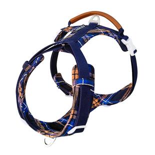 新款背心式中型大型犬狗狗胸背带防爆冲防挣脱可提拉轻便舒适