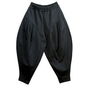 小脚弹力香蕉裤2026新春秋女裤长裤设计款灯笼裤时尚哈伦裤垮裤