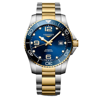 瑞士Longines浪琴 康卡斯新款间金男款自动机械手表L3.781.3.96.7