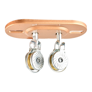 通用晾衣架滑轮万向滑轮晾衣绳转向轮转角器配件滑轮阳台室内双杆