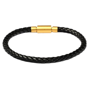 ZTF扣2/3/4/5毫黑皮绳手链转运珠替换绳串珠手绳成品半成品送胶水