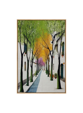 新中式水墨风景装饰画客厅挂画