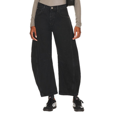 【海外直邮】Free People中腰牛仔裤慵懒宽松弯刀裤REVOLVE镰刀裤